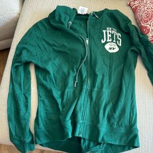 Used - Victoria’s Secret PINK NFL Ny Jets hoodie 🏈